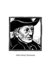 Holy Card - St. John Henry Newman by J. Lonneman