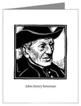 Custom Text Note Card - St. John Henry Newman by J. Lonneman