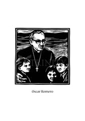 Holy Card - St. Oscar Romero by J. Lonneman