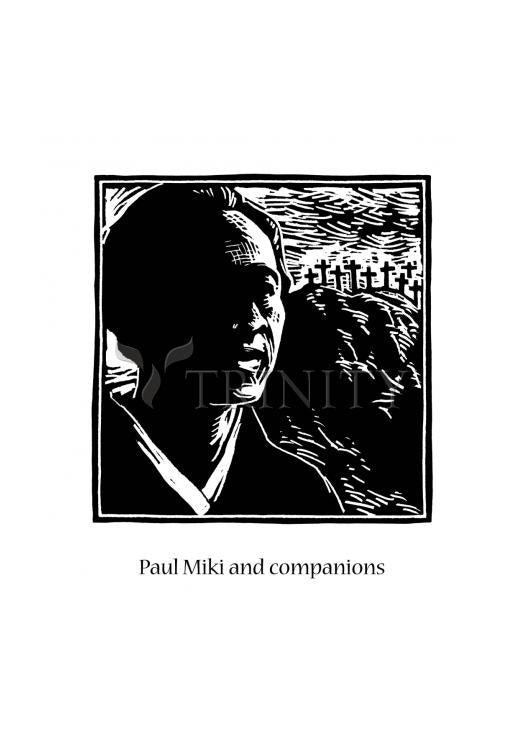 St. Paul Miki - Holy Card