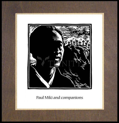 St. Paul Miki - Wood Plaque Premium