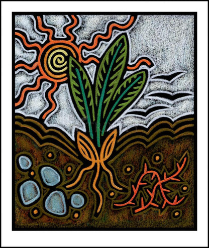 Parable of the Seed - Wood Plaque