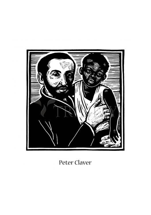 St. Peter Claver - Holy Card