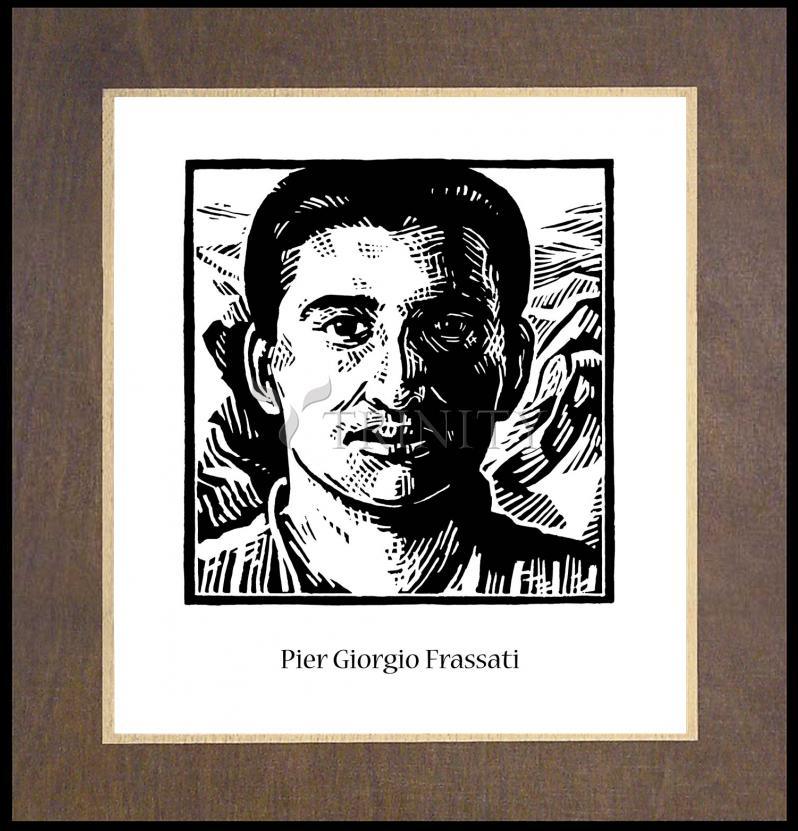 St. Pier Giorgio Frassati - Wood Plaque Premium