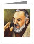 Note Card - St. Padre Pio by J. Lonneman