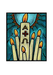 Holy Card - Paschal Candle by J. Lonneman