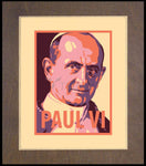 Wood Plaque Premium - St. Paul VI by J. Lonneman