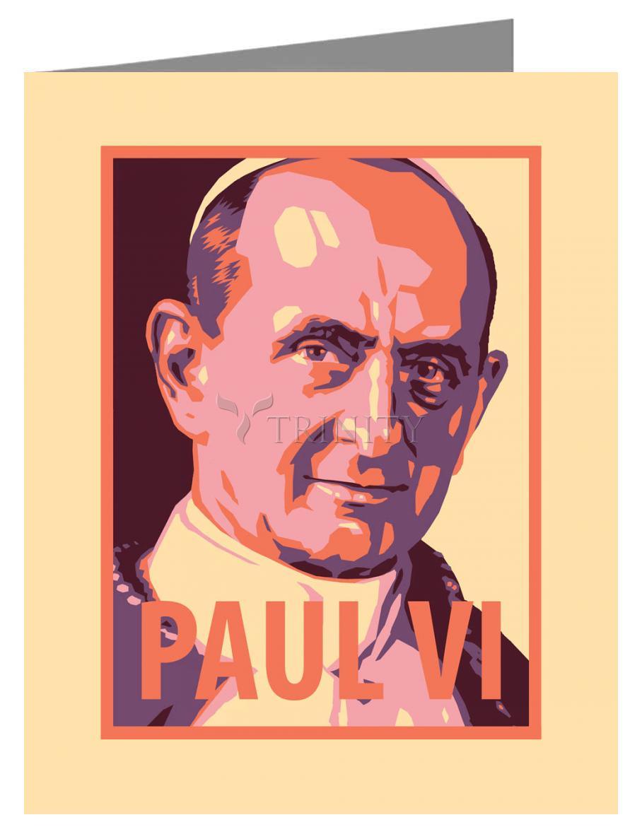 St. Pope Paul VI - Note Card Custom Text