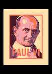 Holy Card - St. Paul VI by J. Lonneman