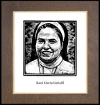 Wood Plaque Premium - St. Rani Maria Vattalil by J. Lonneman