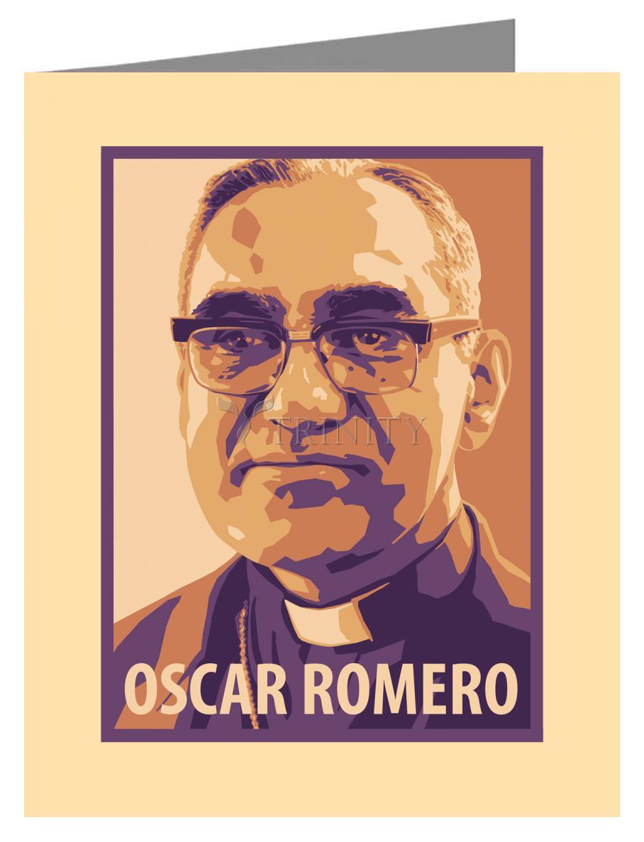 St. Oscar Romero - Note Card Custom Text by Julie Lonneman - Trinity Stores