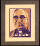 Wood Plaque Premium - St. Oscar Romero by J. Lonneman