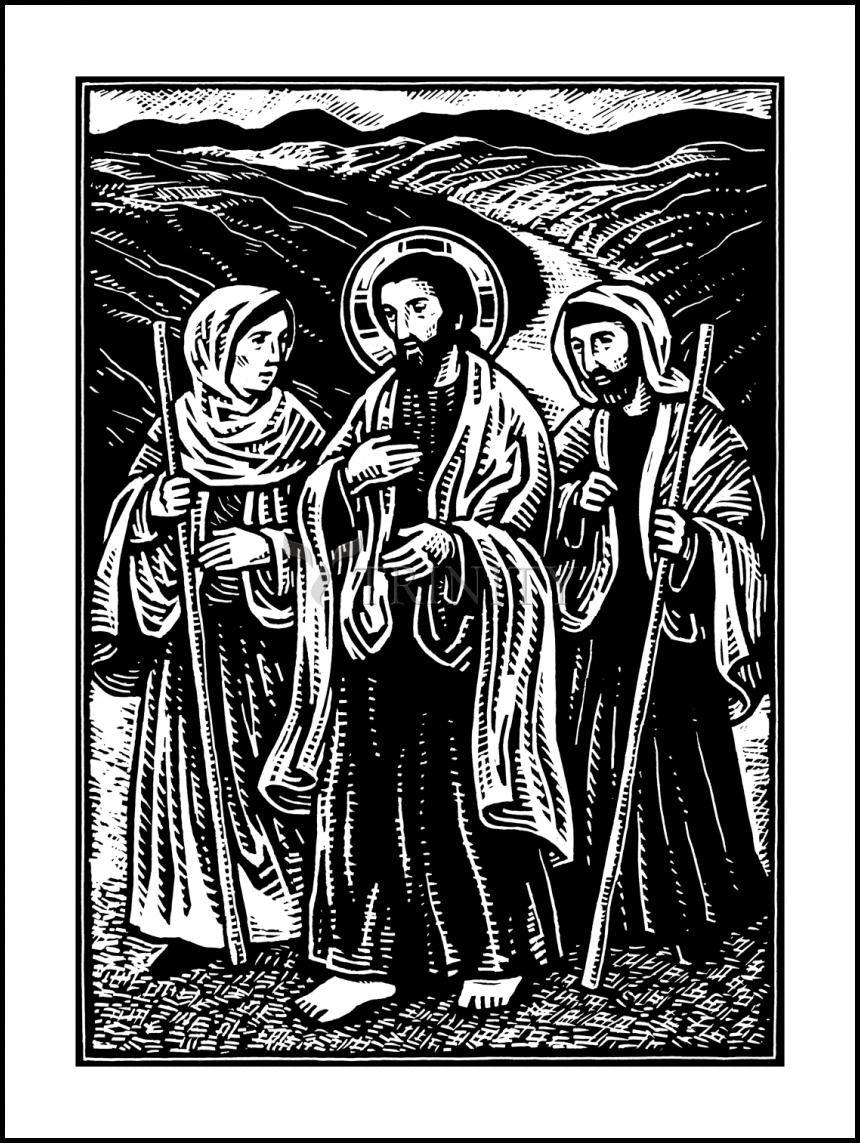 Road to Emmaus - Wood Plaque