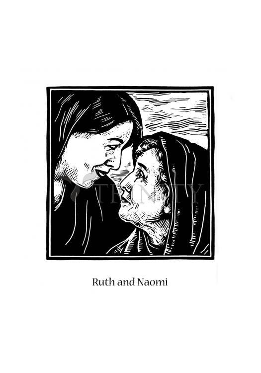 St. Ruth and Naomi - Holy Card