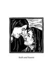 Holy Card - St. Ruth and Naomi by J. Lonneman