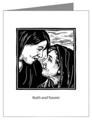 Custom Text Note Card - St. Ruth and Naomi by J. Lonneman