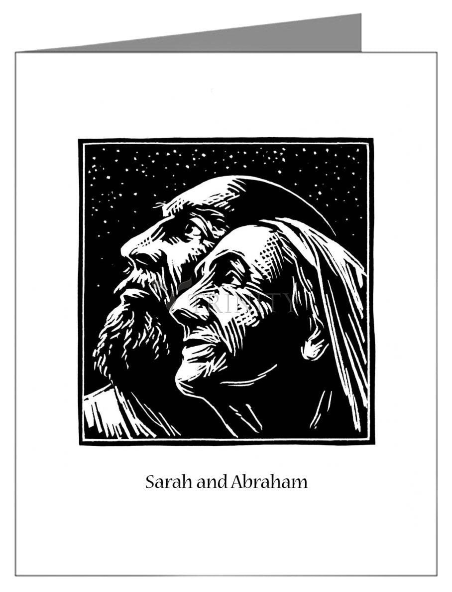 Sarah and Abraham - Note Card Custom Text