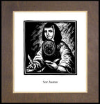 Wood Plaque Premium - Sor Juana Inés de la Cruz by J. Lonneman