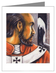 Custom Text Note Card - St. Thomas Becket by J. Lonneman