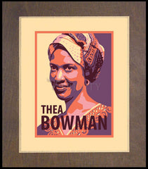 Wood Plaque Premium - Sr. Thea Bowman by J. Lonneman