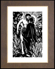 Wood Plaque Premium - Creation of Adam by J. Lonneman