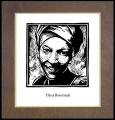 Wood Plaque Premium - Sr. Thea Bowman by J. Lonneman