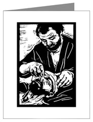 Custom Text Note Card - Good Samaritan by J. Lonneman