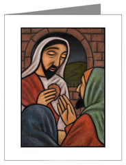 Custom Text Note Card - Lent, Last Supper - Passion Sunday by J. Lonneman