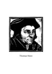 Holy Card - St. Thomas More by J. Lonneman