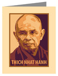Custom Text Note Card - Thich Nhat Hanh by J. Lonneman