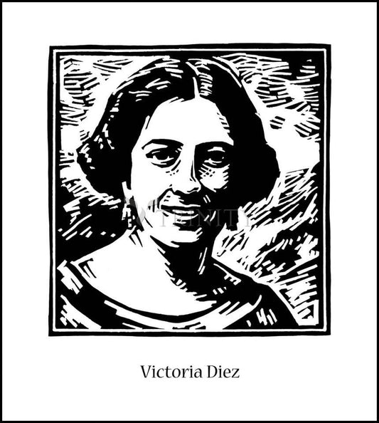 Victoria Díez - Wood Plaque