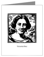 Note Card - Victoria Díez by J. Lonneman