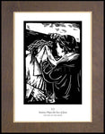 Wood Plaque Premium - Traditional Stations of the Cross 06 - St. Veronica Wipes the Face of Jesus by J. Lonneman