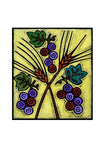 Holy Card - Wheat and Grapes by J. Lonneman