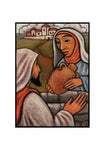 Holy Card - Lent, 3rd Sunday - Woman at the Well by J. Lonneman