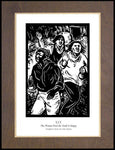 Wood Plaque Premium - Women's Stations of the Cross 14 - The Women Find the Tomb is Empty by J. Lonneman