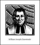 Wood Plaque - Bl. William Joseph Chaminade by J. Lonneman