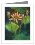 Note Card - Waterlilies by J. Lonneman
