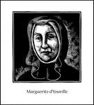 Wood Plaque - St. Marguerite d'Youville by J. Lonneman