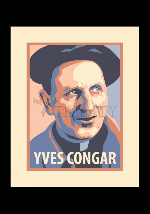 Yves Congar - Holy Card