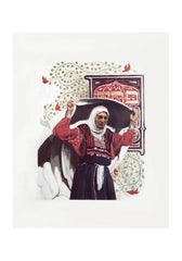 Holy Card - St. Anna the Prophetess by L. Glanzman