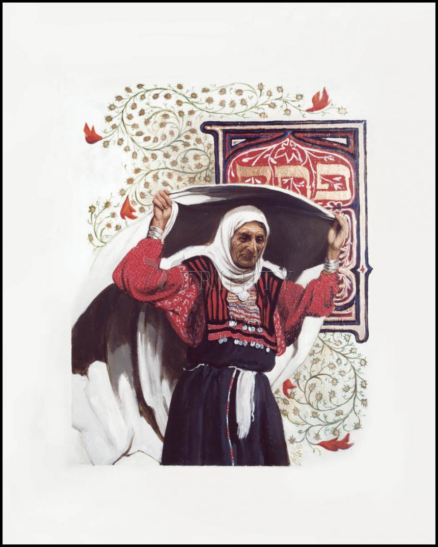 St. Anna the Prophetess - Wood Plaque