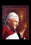 Holy Card - Pope Benedict XVI by L. Glanzman
