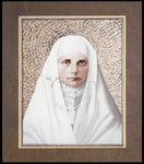 Wood Plaque Premium - Blessed Virgin Mary by L. Glanzman