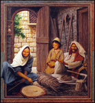 Wood Plaque - Holy Family by L. Glanzman