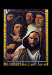 Holy Card - Jesus' Foes by L. Glanzman