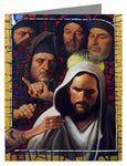 Note Card - Jesus' Foes by L. Glanzman
