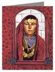 Custom Text Note Card - St. Mary Magdalene by L. Glanzman