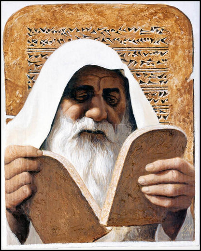 Moses - Wood Plaque by Louis Glanzman - Trinity Stores