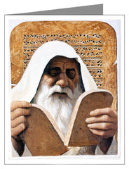 Note Card - Moses by L. Glanzman